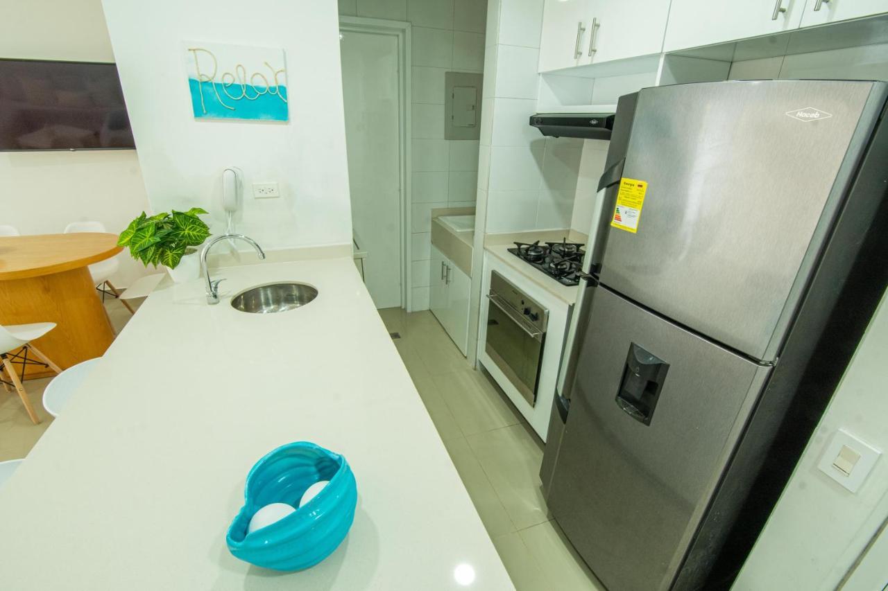Hermoso Apartamento En La Playa Cartagena Esterno foto